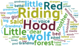 Word cloud of Little Red Riding Hood