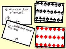 card quiz game picture